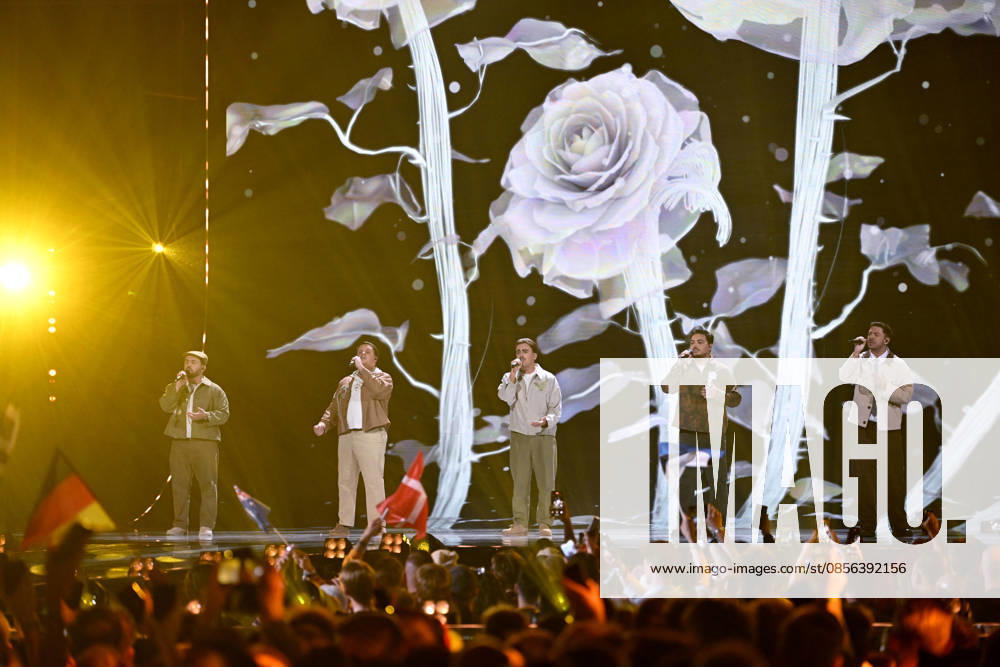 Bandidos do Cante representing Portugal with the song Rosa during semi final 1 of the 70th edition of the Eurovision Song Contest ESC at the Wiener Stadthalle in Vienna, Austria, Tuesday 12 May 2026 VIENNA AUSTRIA