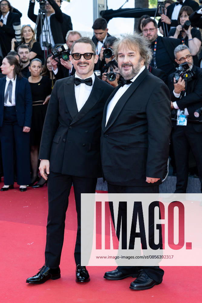 Cannes Opening NG Peter Jackson and Elijah Wood attending the ‘The Electric Kiss (La Venus Electrique)’ Screening and Opening Ceremony Red Carpet at Palais Des Festivals in Cannes, France on May 12 2026 as part of the 79th Cannes Film Festival. Photo by Nicolas Genin ABACAPRESS.COM Cannes France