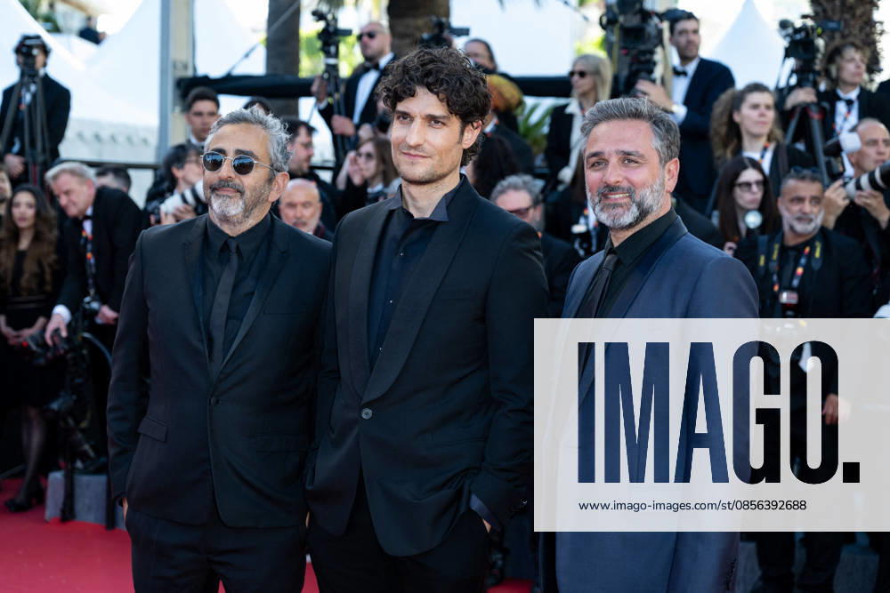 Cannes Opening NG Olivier Nakache, Louis Garrel and Eric Toledano attending the ‘The Electric Kiss (La Venus Electrique)’ Screening and Opening Ceremony Red Carpet at Palais Des Festivals in Cannes, France on May 12 2026 as part of the 79th Cannes Film Festival. Photo by Nicolas Genin ABACAPRESS.COM Cannes France
