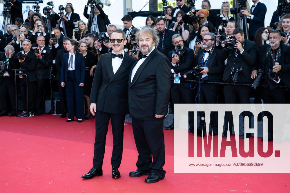 Cannes Opening NG Peter Jackson and Elijah Wood attending the ‘The Electric Kiss (La Venus Electrique)’ Screening and Opening Ceremony Red Carpet at Palais Des Festivals in Cannes, France on May 12 2026 as part of the 79th Cannes Film Festival. Photo by Nicolas Genin ABACAPRESS.COM Cannes France