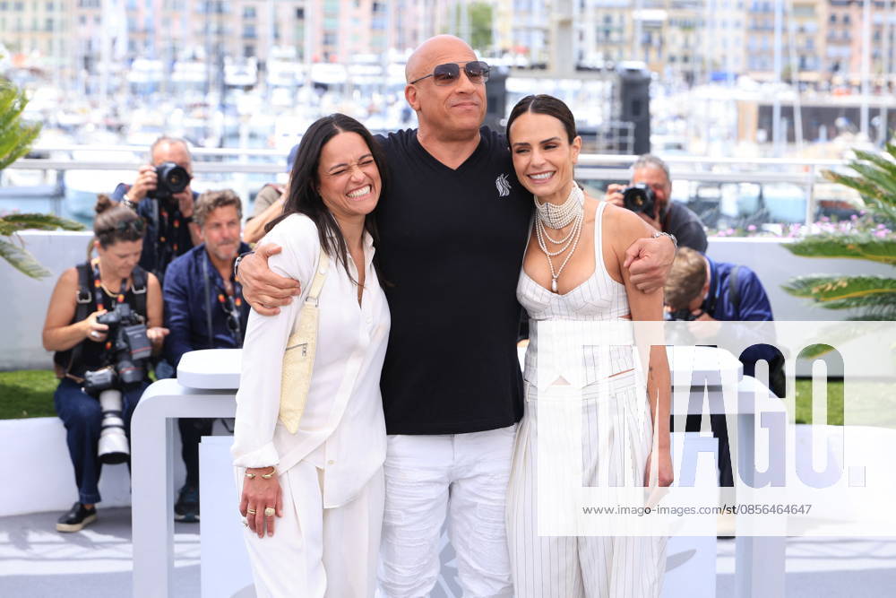 Cannes - Fast And Furious Cannes Classics Photocall Michelle Rodriguez, Vin Diesel and Jordana Brewster pose during The Fast And The Furious photocall at the 79th annual Cannes Film Festival at Palais des Festivals on May 13, 2026 in Cannes, France. Photo by Jerome Domine ABACAPRESS.COM Cannes France