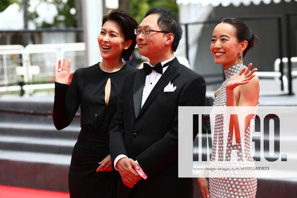 Cannes, Cote D azur, France: SHIZUKA ISHIBASCHI, KOJI FUKADA, TAKAKO MATSU and TAN SI EN on the red carpet for the premiere screening of NAGI NOTES at the 79th Annual Cannes Film Festival at Palais des Festivals in Cannes, France Cannes France - ZUMAc179 20260513_zep_c179_086