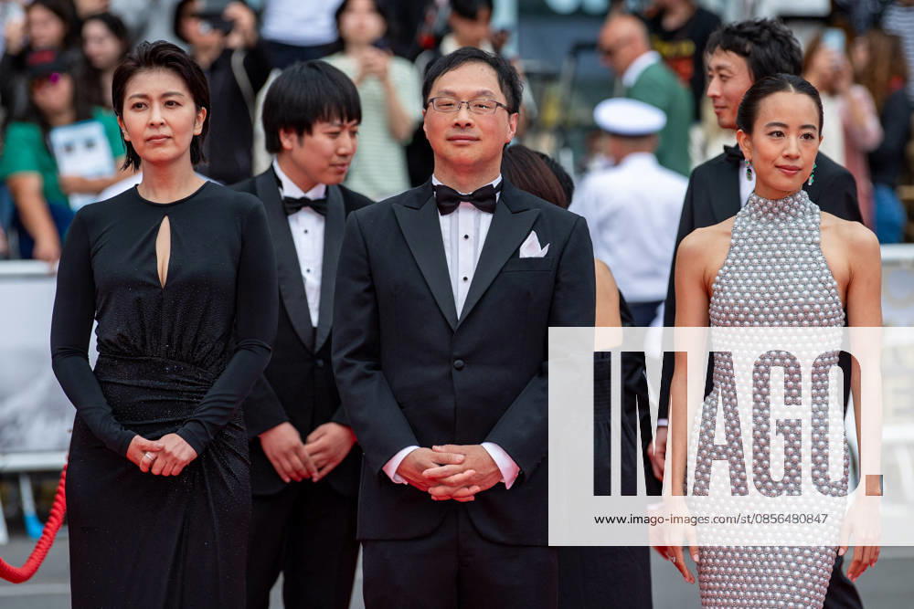 Cannes Nagi Notes Screening NG Terutaro Osanai, a guest, Shizuka Ishibaschi, Koji Fukada, Takako Matsu, Tan Si En and a guest attending the ‘Nagi Notes’ Screening and Red Carpet at Palais Des Festivals in Cannes, France on May 13 2026 as part of the 79th Cannes Film Festival. Photo by Nicolas Genin ABACAPRESS.COM Cannes France