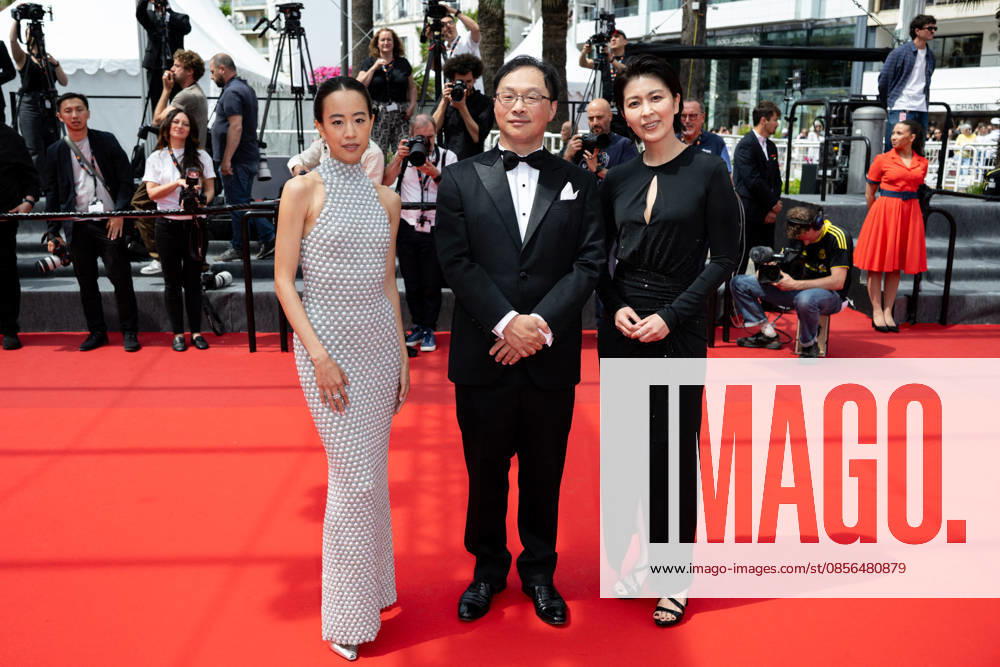 Cannes Nagi Notes Screening NG Takako Matsu, Koji Fukada and Shizuka Ishibaschi attending the ‘Nagi Notes’ Screening and Red Carpet at Palais Des Festivals in Cannes, France on May 13 2026 as part of the 79th Cannes Film Festival. Photo by Nicolas Genin ABACAPRESS.COM Cannes France