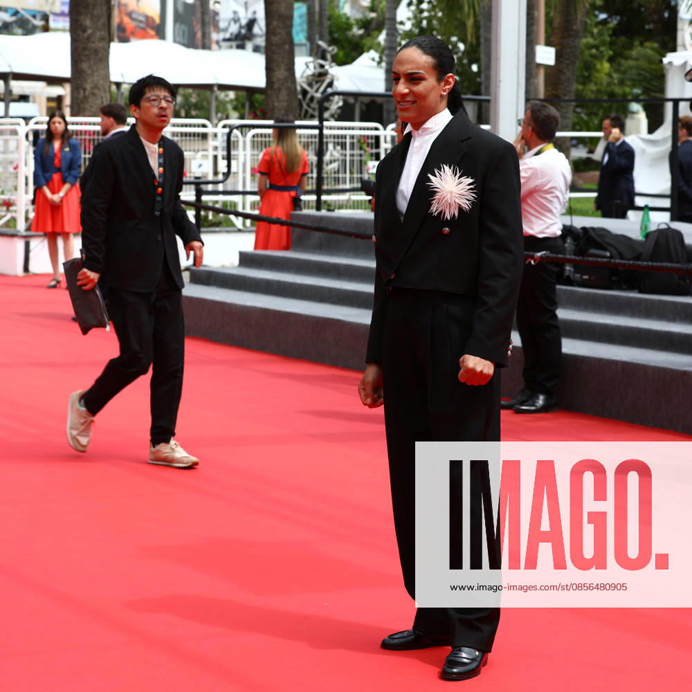 Cannes, Cote D azur, France: Boxing Olympic champion IMANE KHELIF on the red carpet for the premiere screening of NAGI NOTES at the 79th Annual Cannes Film Festival at Palais des Festivals in Cannes, France Cannes France - ZUMAc179 20260513_zep_c179_105