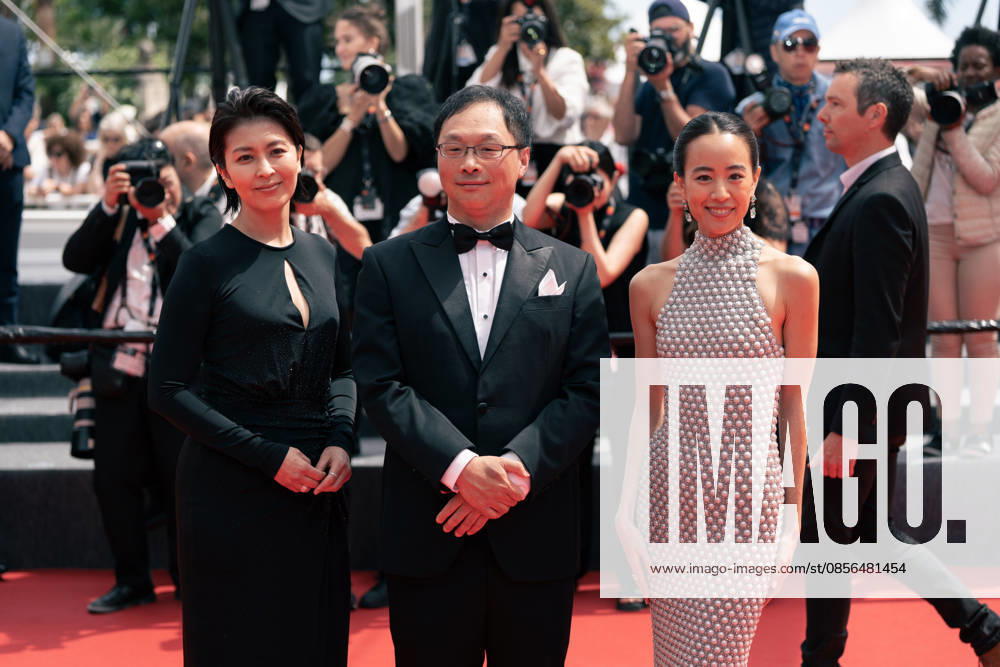 Cannes Nagi Notes Screening Shizuka Ishibaschi, Koji Fukada, Takako Matsu and Tan Si En attend the Nagi Notes screening during the 79th annual Cannes Film Festival at Palais des Festivals on May 13, 2026 in Cannes, France. Cannes Provence-Alpes-Cote d Azur France