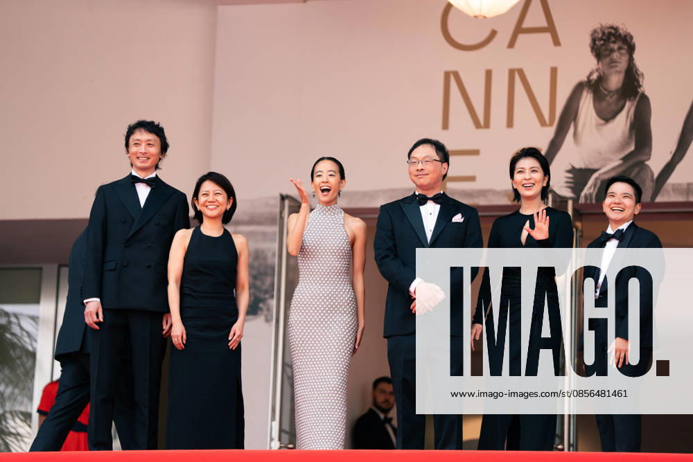 Cannes Nagi Notes Screening Shizuka Ishibaschi, Koji Fukada, Takako Matsu and Tan Si En attend the Nagi Notes screening during the 79th annual Cannes Film Festival at Palais des Festivals on May 13, 2026 in Cannes, France. Cannes Provence-Alpes-Cote d Azur France