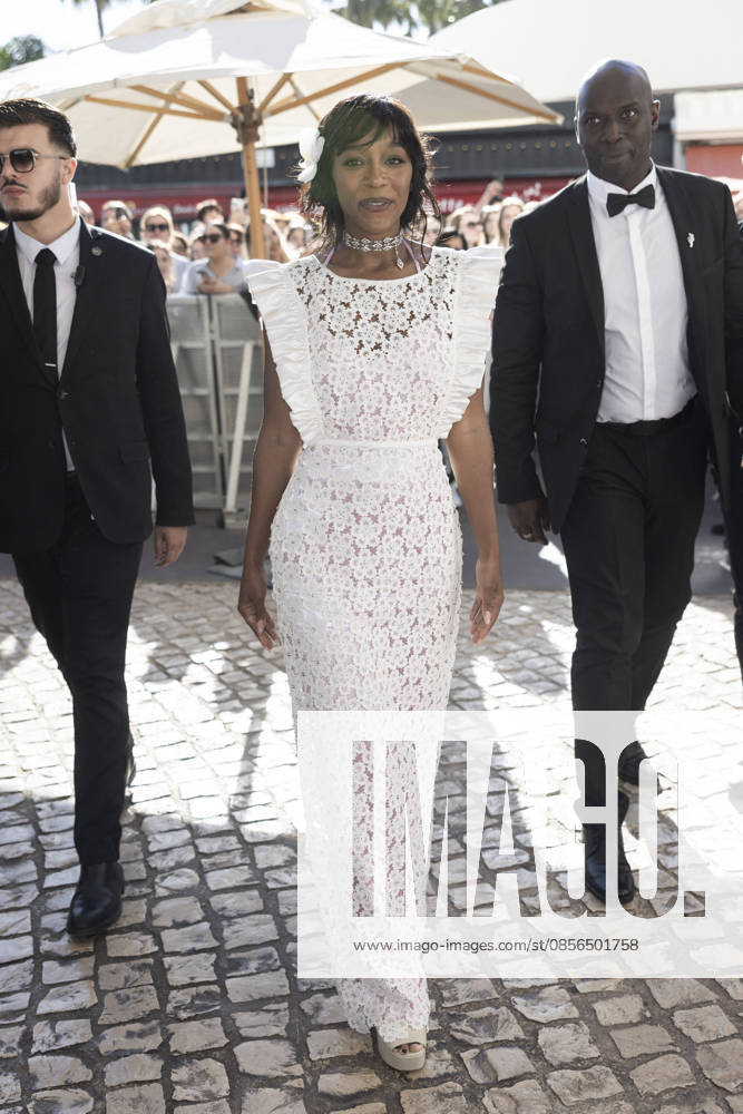 Cannes Aja Naomi King Exits Martinez MP Cannes, France- May 13: Aja Naomi King leaves Hotel Martinez during 79th Festival of Cannes, on May 13, 2026 in Cannes, France. Photo by Marco Piovanotto ABACAPRESS:COM Cannes France