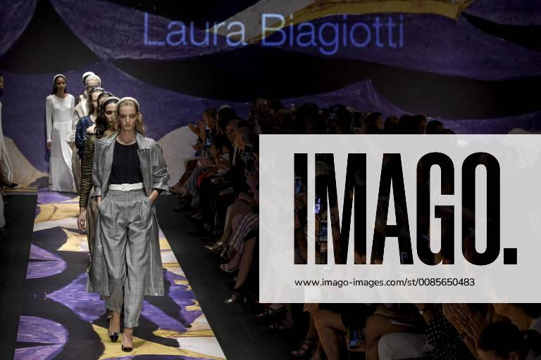 Milan Fashion Week Fashion Woman Spring Summer 2019. Laura Biagiotti Fashion Show In the photo: model