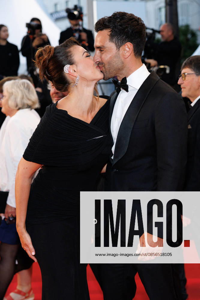 Rachel Legrain Trapani et son mari Valentin Léonard Montée des marches du film Labandon lors du 79ème Festival International du Film de Cannes, le 13 mai 2026 Jacovides Moreau Bestimage Red carpet for Forsaken at the 79th Cannes International Film Festival on May 13, 2026 Cannes France