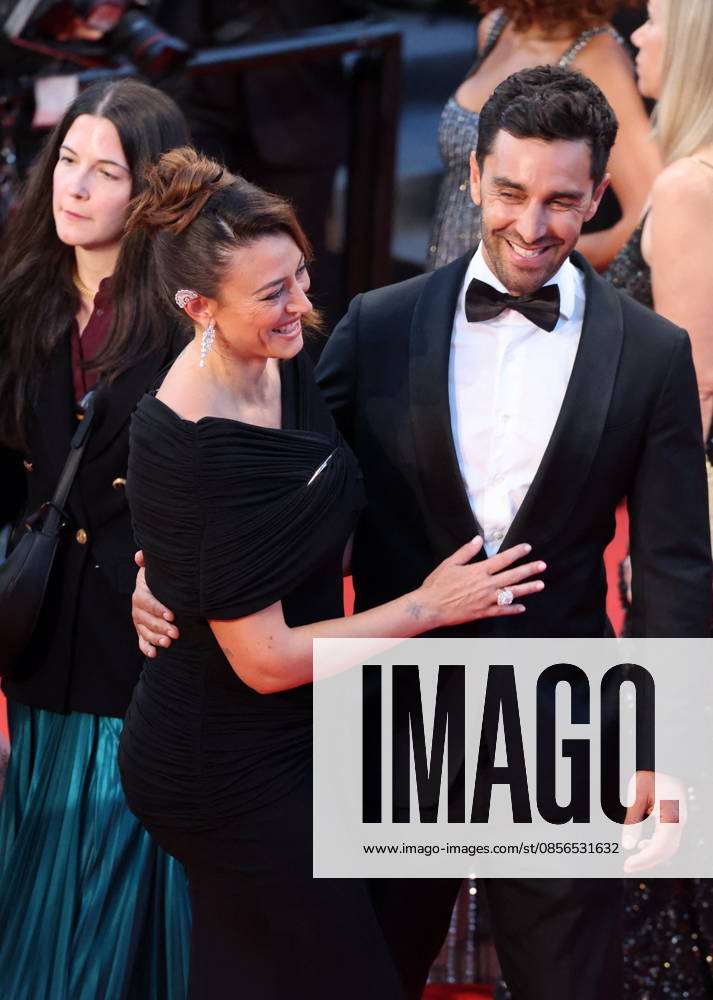 Rachel Legrain Trapani et son mari Valentin Léonard Montée des marches du film Labandon lors du 79ème Festival International du Film de Cannes, le 13 mai 2026 Jacovides Moreau Bestimage Red carpet for Forsaken at the 79th Cannes International Film Festival on May 13, 2026 Cannes France