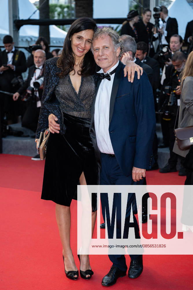 Cannes La vie d une femme Screening NG Guest and Charles Berling leaving the ‘La vie d’une femme (A women’s life)’ Screening and Red Carpet at Palais Des Festivals in Cannes, France on May 13 2026 as part of the 79th Cannes Film Festival. Photo by Nicolas Genin ABACAPRESS.COM Cannes France
