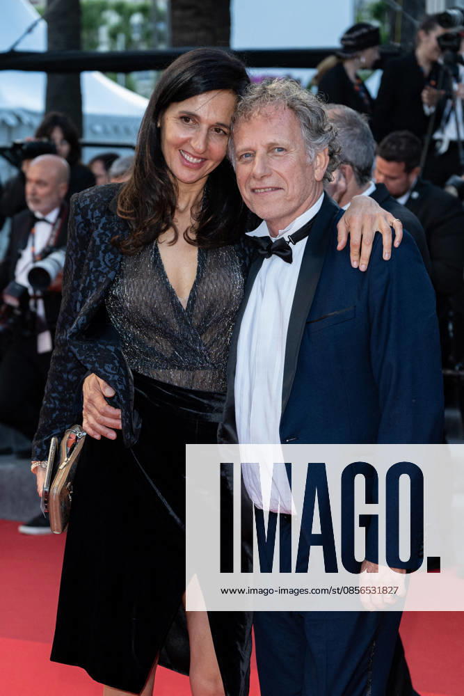 Cannes La vie d une femme Screening NG Guest and Charles Berling leaving the ‘La vie d’une femme (A women’s life)’ Screening and Red Carpet at Palais Des Festivals in Cannes, France on May 13 2026 as part of the 79th Cannes Film Festival. Photo by Nicolas Genin ABACAPRESS.COM Cannes France