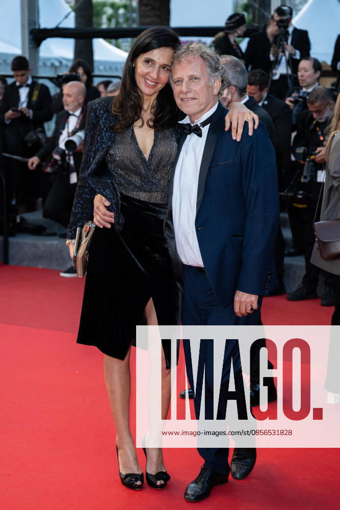 Cannes La vie d une femme Screening NG Guest and Charles Berling leaving the ‘La vie d’une femme (A women’s life)’ Screening and Red Carpet at Palais Des Festivals in Cannes, France on May 13 2026 as part of the 79th Cannes Film Festival. Photo by Nicolas Genin ABACAPRESS.COM Cannes France