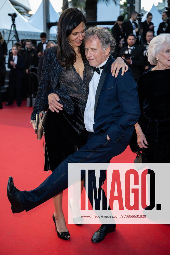 Cannes La vie d une femme Screening NG Guest and Charles Berling leaving the ‘La vie d’une femme (A women’s life)’ Screening and Red Carpet at Palais Des Festivals in Cannes, France on May 13 2026 as part of the 79th Cannes Film Festival. Photo by Nicolas Genin ABACAPRESS.COM Cannes France