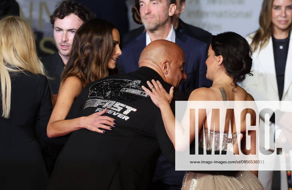Jordana Brewster, Vin Diesel, Michelle Rodriguez Montée des marches du film The Fast and the Furious lors du 79ème Festival International du Film de Cannes, le 13 mai 2026 Jacovides Moreau Bestimage Red carpet for The Fast and the Furious at the 79th Cannes International Film Festival on May 13, 2026 Cannes France