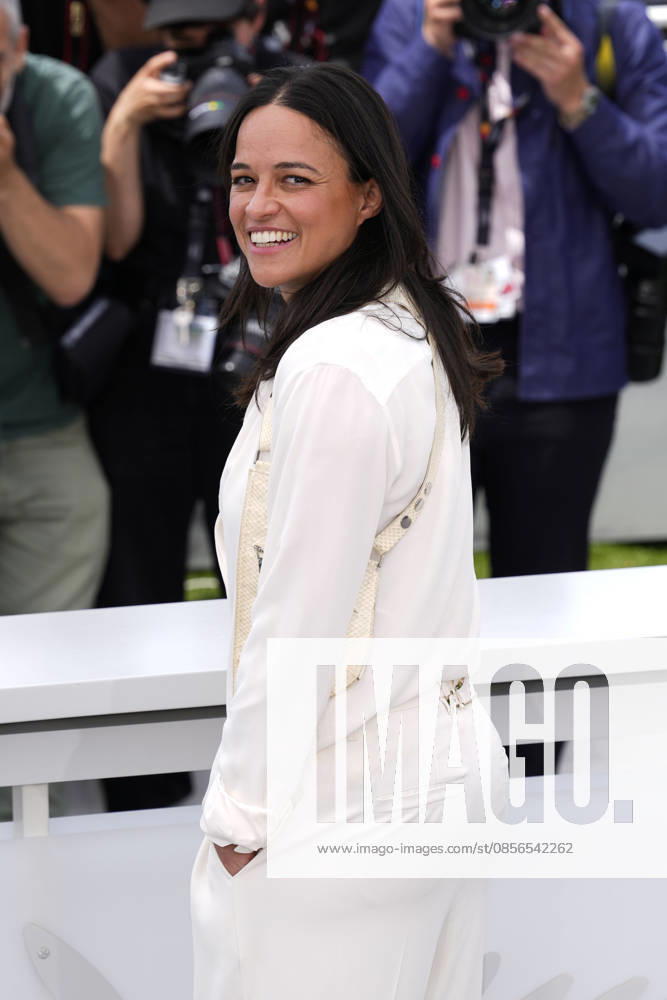 Michelle Rodriguez poses during The Fast And The Furious photocall at the 79th annual Cannes Film Festival at Palais des Festivals on May 13, 2026 in Cannes, France. The Fast And The Furious Photocall - The 79th Annual Cannes Film Festival Cannes France - ZUMAs197 20260513_aaa_s197_214