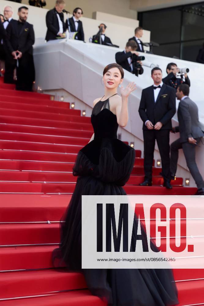 Actress Mabel Yuan Shanshan poses at the red carpet premiere of the La Vie D Une Femme (A Woman s Life) during the 79th Cannes Film Festival at Palais des Festivals on May 13, 2026 in Cannes, France.