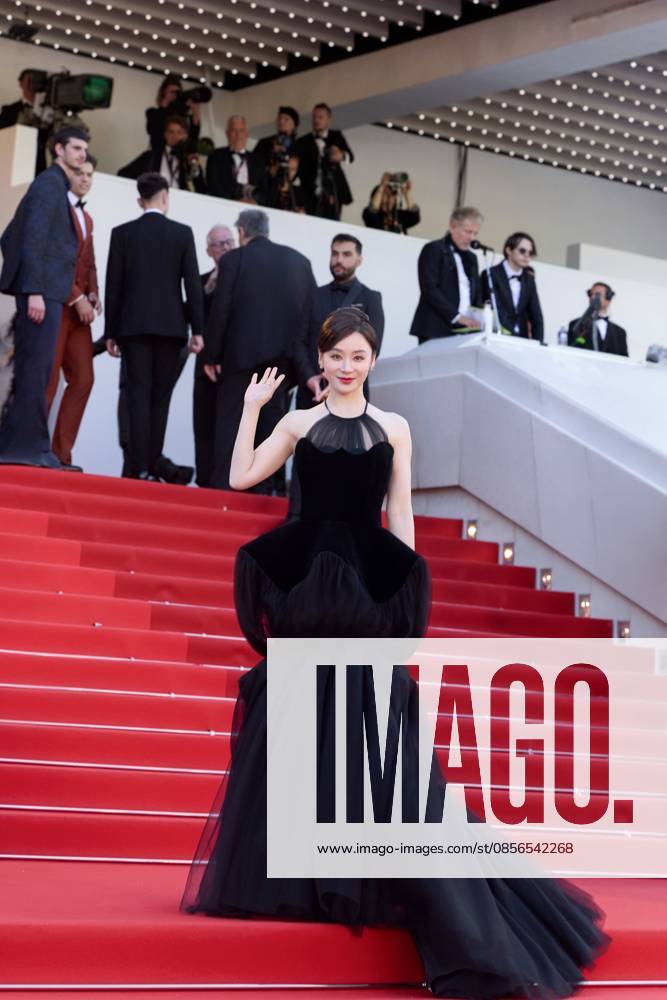 Actress Mabel Yuan Shanshan poses at the red carpet premiere of the La Vie D Une Femme (A Woman s Life) during the 79th Cannes Film Festival at Palais des Festivals on May 13, 2026 in Cannes, France.