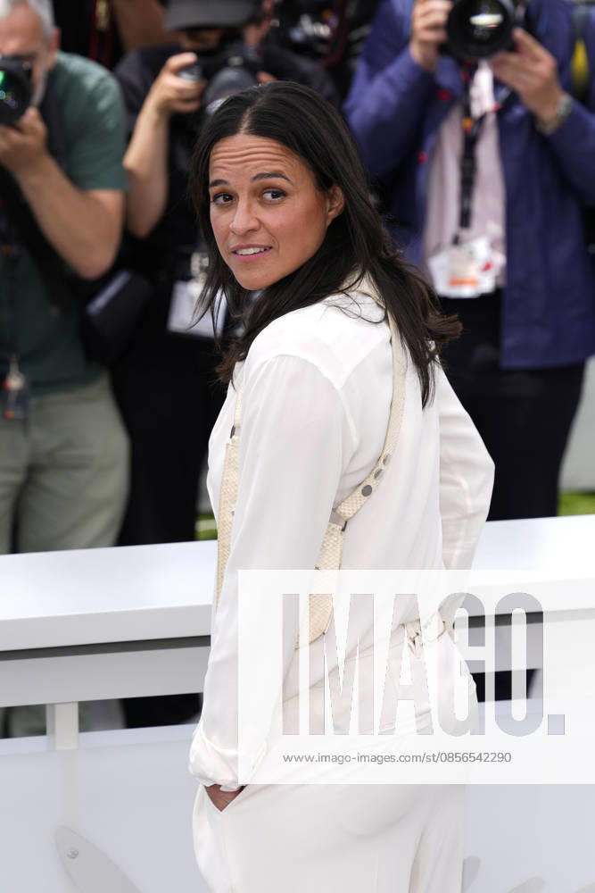 Michelle Rodriguez poses during The Fast And The Furious photocall at the 79th annual Cannes Film Festival at Palais des Festivals on May 13, 2026 in Cannes, France. The Fast And The Furious Photocall - The 79th Annual Cannes Film Festival Cannes France - ZUMAs197 20260513_aaa_s197_228
