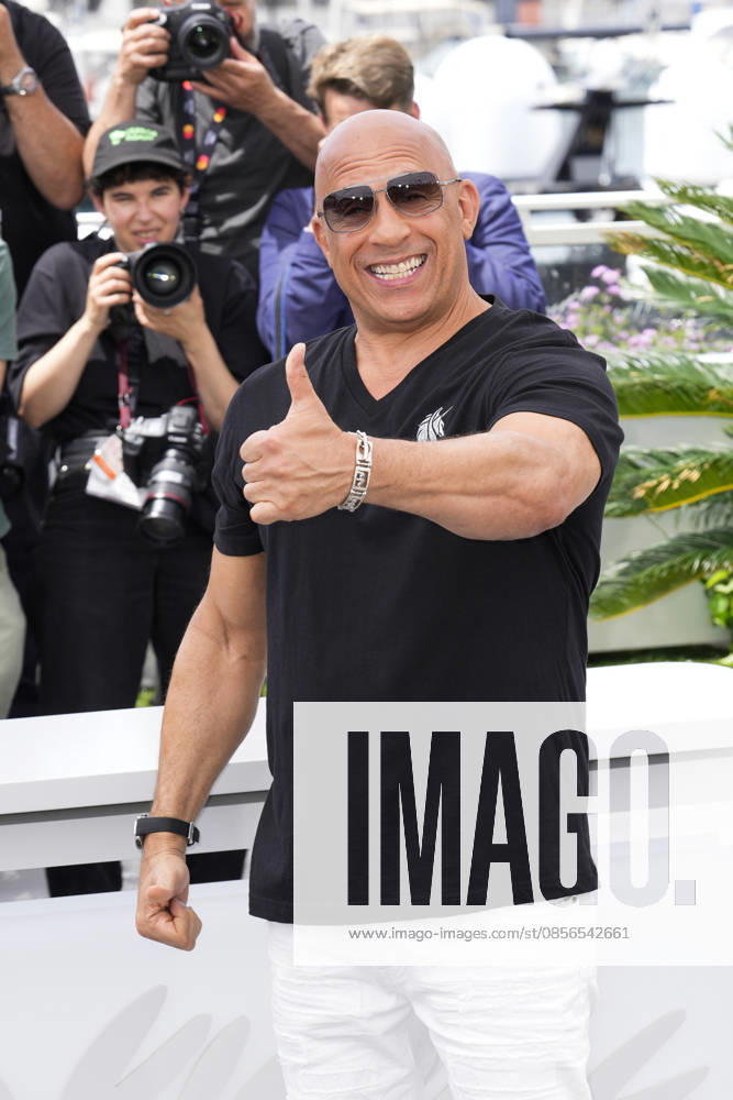 Vin Diesel poses during The Fast And The Furious photocall at the 79th annual Cannes Film Festival at Palais des Festivals on May 13, 2026 in Cannes, France. The Fast And The Furious Photocall - The 79th Annual Cannes Film Festival Cannes France - ZUMAs197 20260513_aaa_s197_231
