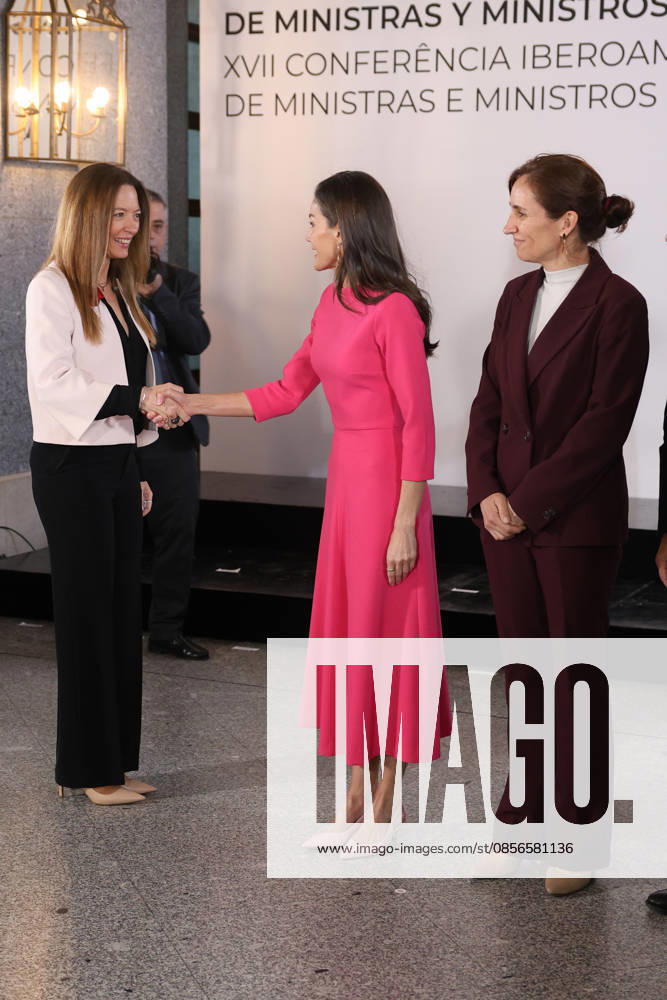 Queen Letizia presides over the inauguration of the XVII Ibero-American Conference of Ministers of Health Queen Letizia and the Minister of Health, Mónica García, arrive at the inauguration of the XVII Ibero-American Conference of Ministers of Health at the Teatro Real in Madrid, on May 14, 2026, in Madrid Spain QUEEN LETIZIA HEALTH MINISTERS HEALTH 14 MAY 2026 José Madrid Madrid Madrid Spain