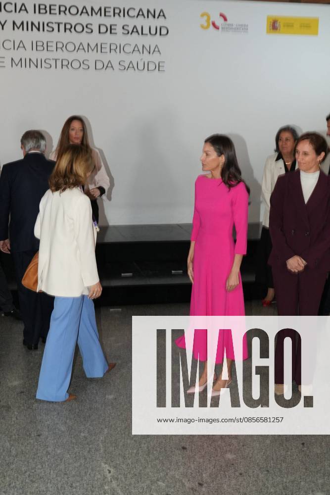 Spanish Queen Letizia attending the 17 edition of Encuetro iberoamericano sobre enfermedades raras in Madrid on Thursday, 14 May 2026. Cordon Press