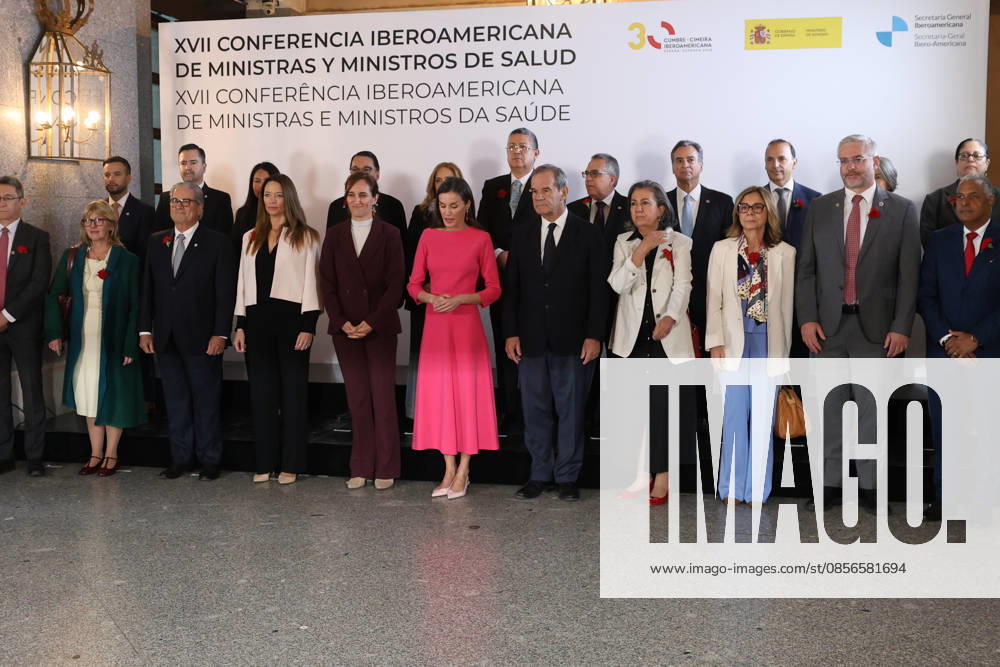 Queen Letizia presides over the inauguration of the XVII Ibero-American Conference of Ministers of Health Queen Letizia and the Minister of Health, Mónica García, arrive at the inauguration of the XVII Ibero-American Conference of Ministers of Health at the Teatro Real in Madrid, on May 14, 2026, in Madrid Spain QUEEN LETIZIA HEALTH MINISTERS HEALTH 14 MAY 2026 José Madrid Madrid Madrid Spain