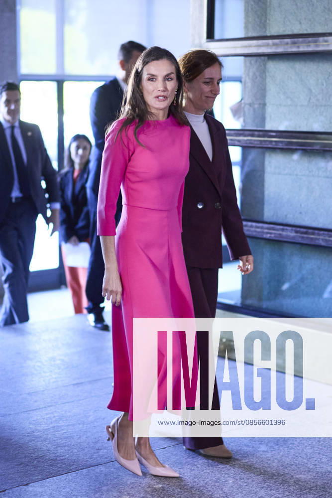 QUEEN LETIZIA of Spain and Minister of Health, MONICA GARCIA attend the 17th Ibero-American conference of Health Ministers Madrid Spain - ZUMAc260 20260514_zep_c260_006