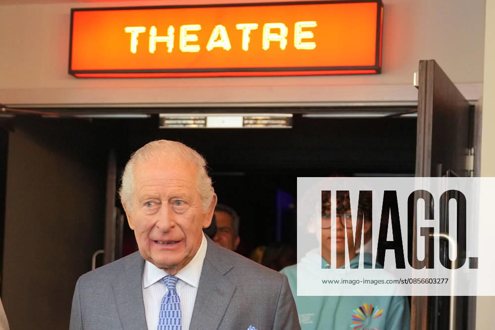 Britain Royals Britain s King Charles III arrives to join English actor Idris Elba in meeting students taking part in workshops organised by National Youth Music Theatre (NYMT) at The Other Palace in London, Thursday, May 14, 2026., Credit:Avalon.red PA ROTA - B68 Avalon GBR, London