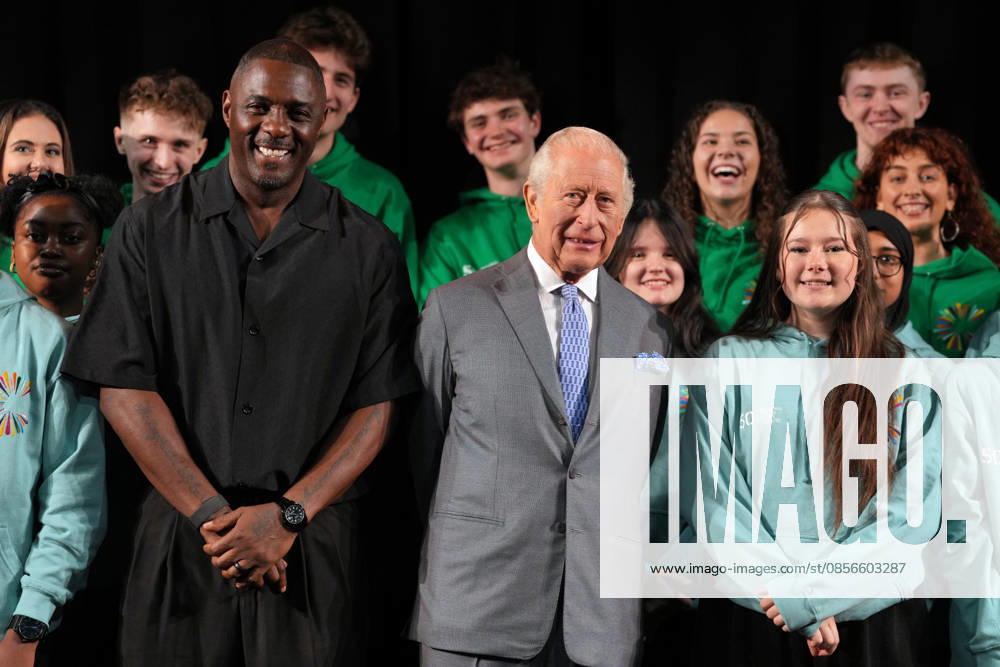 Britain Royals Britain s King Charles III joins English actor Idris Elba in meeting students taking part in workshops organised by National Youth Music Theatre (NYMT) at The Other Palace in London, Thursday, May 14, 2026., Credit:Avalon.red PA ROTA - B68 Avalon GBR, London