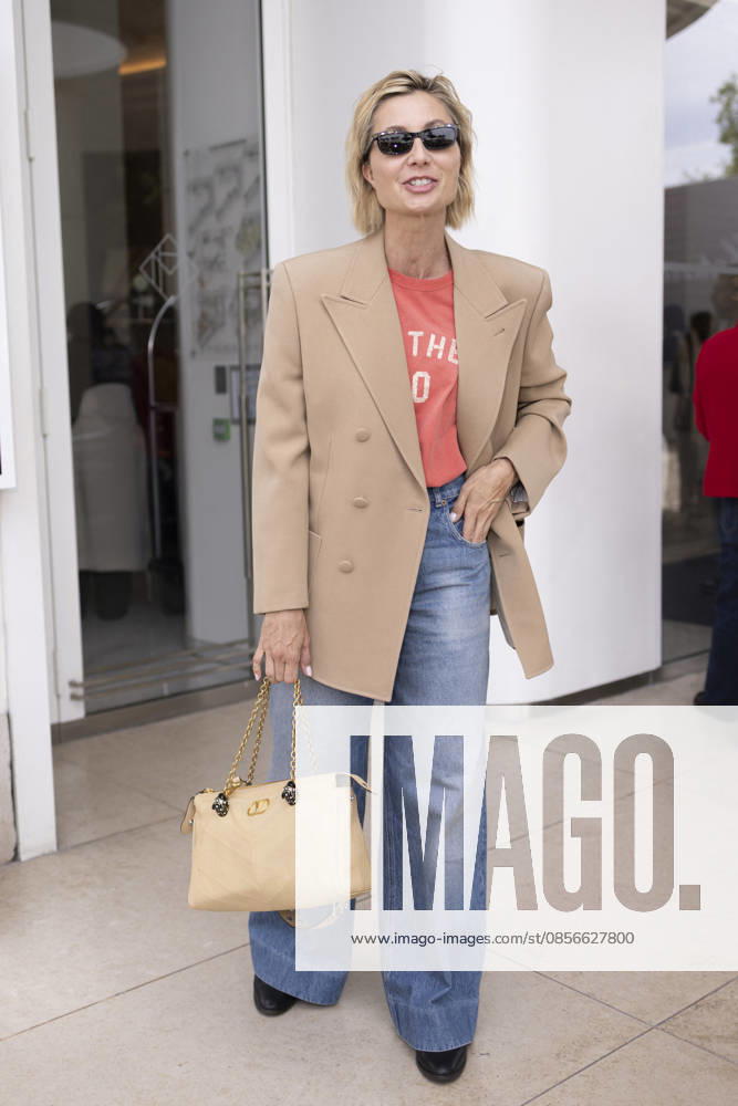Cannes Anna Ferzetti exits Martinez MP Cannes, France- May 14: Anna Ferzetti leaves Hotel Martinez after attending Chopard gala during 79th Festival of Cannes, on May 14, 2026 in Cannes, France. Photo by Marco Piovanotto ABACAPRESS:COM Cannes France