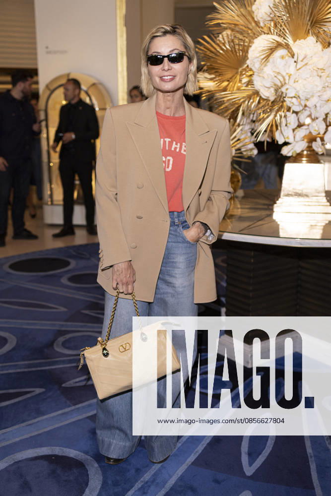 Cannes Anna Ferzetti exits Martinez MP Cannes, France- May 14: Anna Ferzetti leaves Hotel Martinez after attending Chopard gala during 79th Festival of Cannes, on May 14, 2026 in Cannes, France. Photo by Marco Piovanotto ABACAPRESS:COM Cannes France