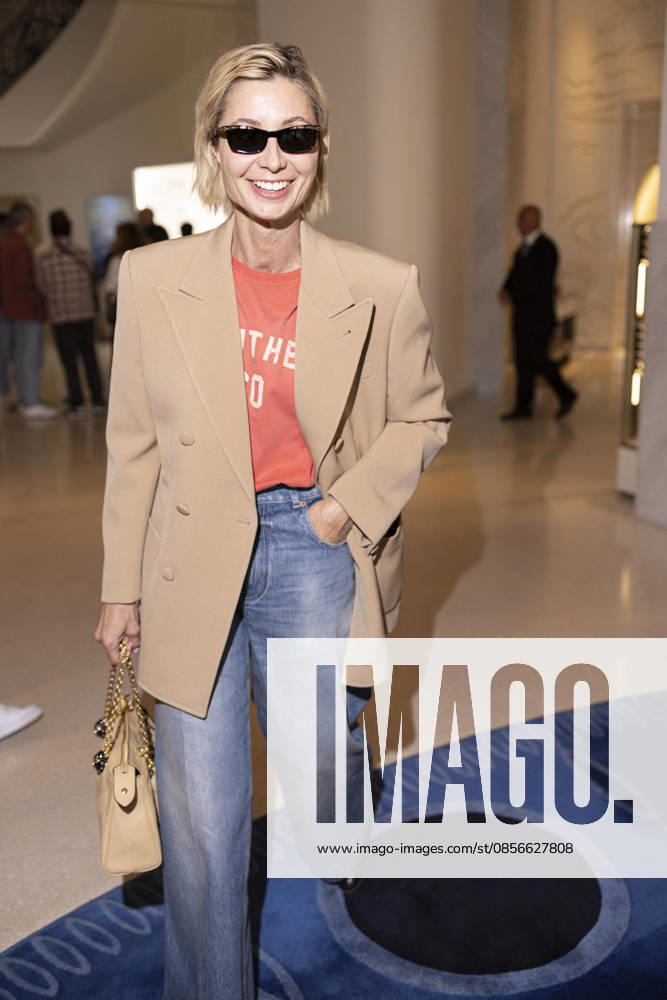 Cannes Anna Ferzetti exits Martinez MP Cannes, France- May 14: Anna Ferzetti leaves Hotel Martinez after attending Chopard gala during 79th Festival of Cannes, on May 14, 2026 in Cannes, France. Photo by Marco Piovanotto ABACAPRESS:COM Cannes France