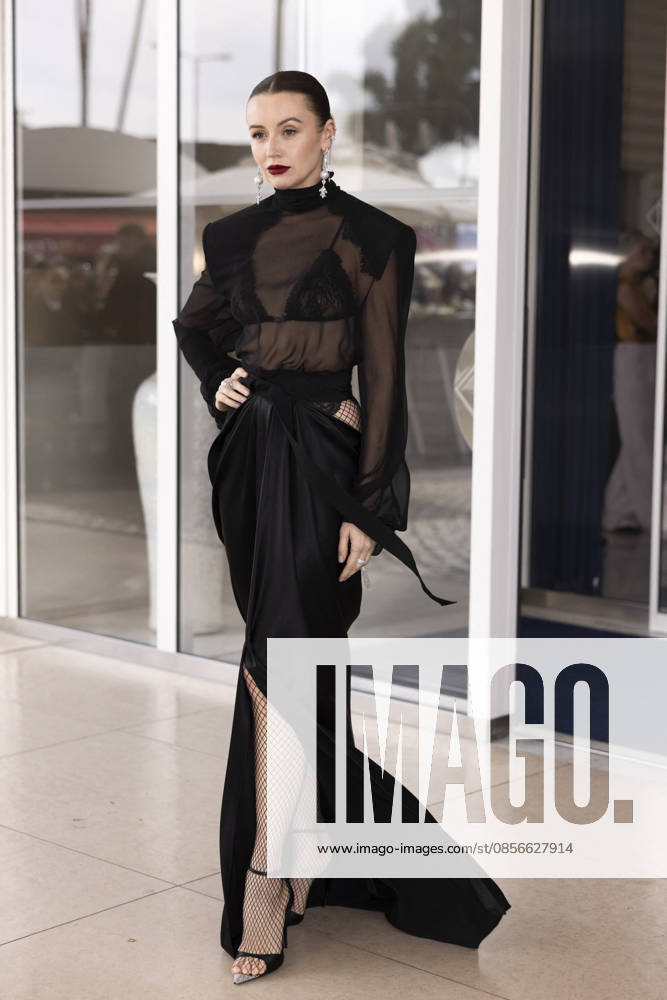 Cannes Nataly Ossman exits Martinez MP Cannes, France- May 14: Nataly Ossman leaves Hotel Martinez after attending Chopard gala during 79th Festival of Cannes, on May 14, 2026 in Cannes, France. Photo by Marco Piovanotto ABACAPRESS:COM Cannes France