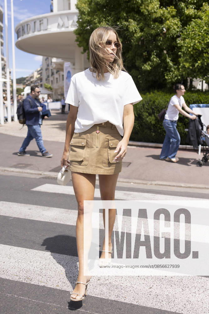 Cannes Claire Holt exits Martinez MP Cannes, France- May 14: Claire Holt leaves Hotel Martinez after attending Chopard gala during 79th Festival of Cannes, on May 14, 2026 in Cannes, France. Photo by Marco Piovanotto ABACAPRESS:COM Cannes France