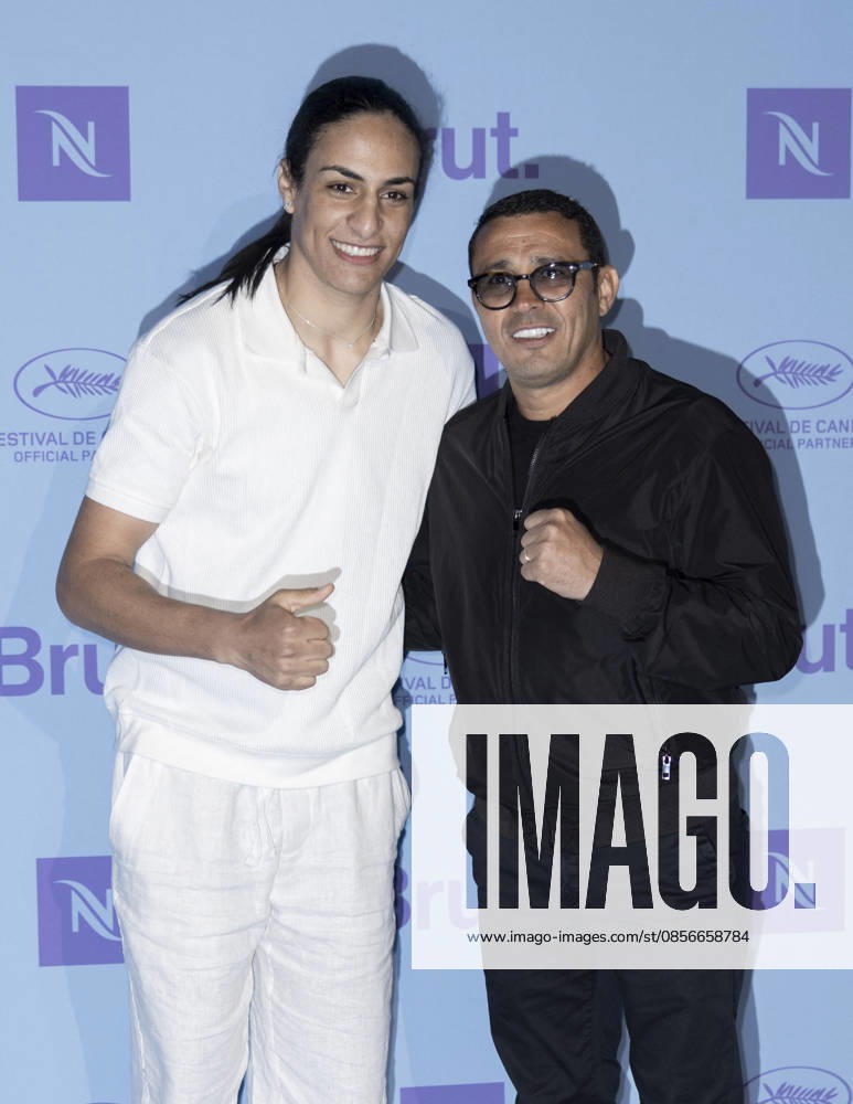 Cannes Nespresso party MP Cannes, France- May 14: Brahim Asloum, Imane Khelif attend the Nespresso party during 79th Festival of Cannes, on May 14, 2026 in Cannes, France. Photo by Marco Piovanotto ABACAPRESS:COM Cannes France