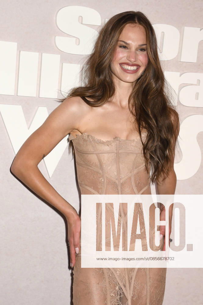 NEW YORK, NY- MAY 14: Meredith Mickelson at the 2026 Sports Illustrated Swimsuit Launch Party at the Hard Rock Hotel on May 14, 2026 in New York City.