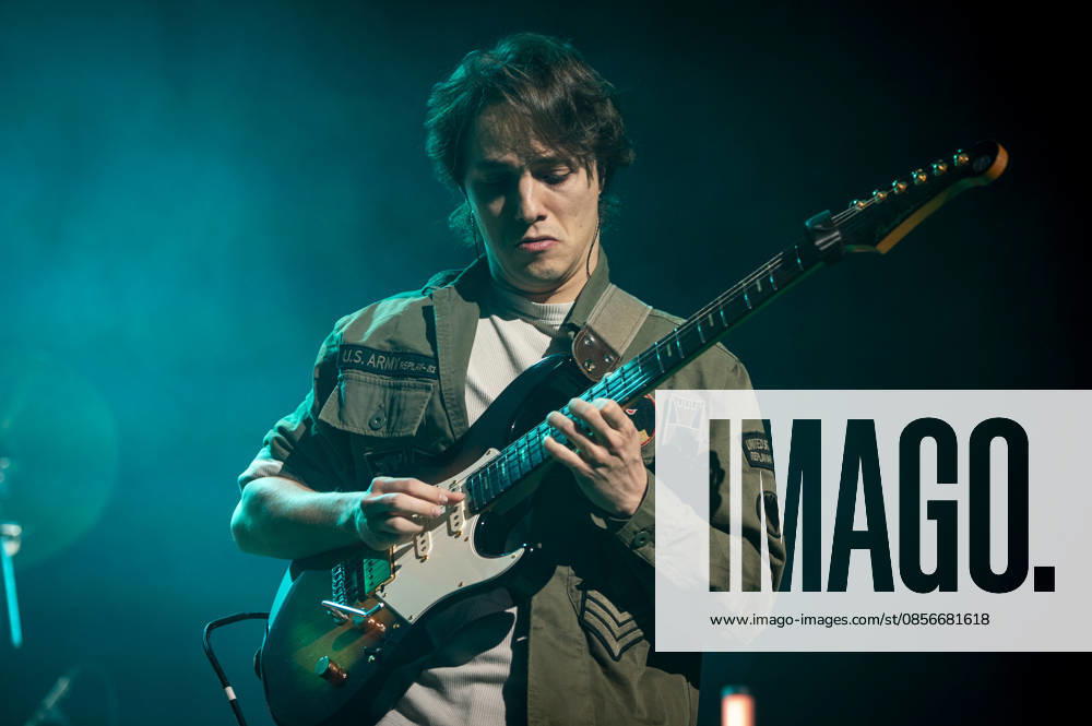 Matteo Mancuso at Islington Assembly Hall 14 05 2026 Matteo Mancuso performs live on stage at Islington Assembly Hall in London on 14th May 2026. Matteo Mancuso guitars, Riccardo Oliva bass, Gianluca Pellerito drums., Credit:Zoran Veselinovic Avalon UK, London, Islington Assembly Hall