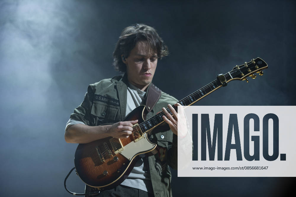 Matteo Mancuso at Islington Assembly Hall 14 05 2026 Matteo Mancuso performs live on stage at Islington Assembly Hall in London on 14th May 2026. Matteo Mancuso guitars, Riccardo Oliva bass, Gianluca Pellerito drums., Credit:Zoran Veselinovic Avalon UK, London, Islington Assembly Hall