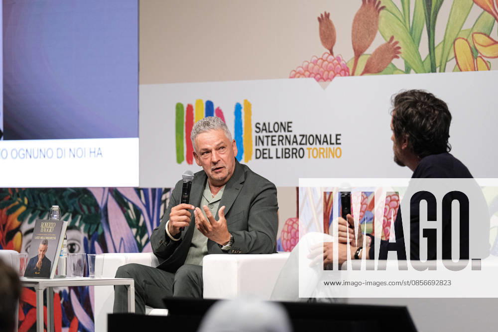 SalTo 26 - Salone Internazionale del Libro in Turin - 14 May 2026 Meeting with Roberto Baggio for the presentation of his book Luce nell oscurità during the SalTo 26 - Salone Internazionale del Libro at Lingotto Fiere. Turin Italy