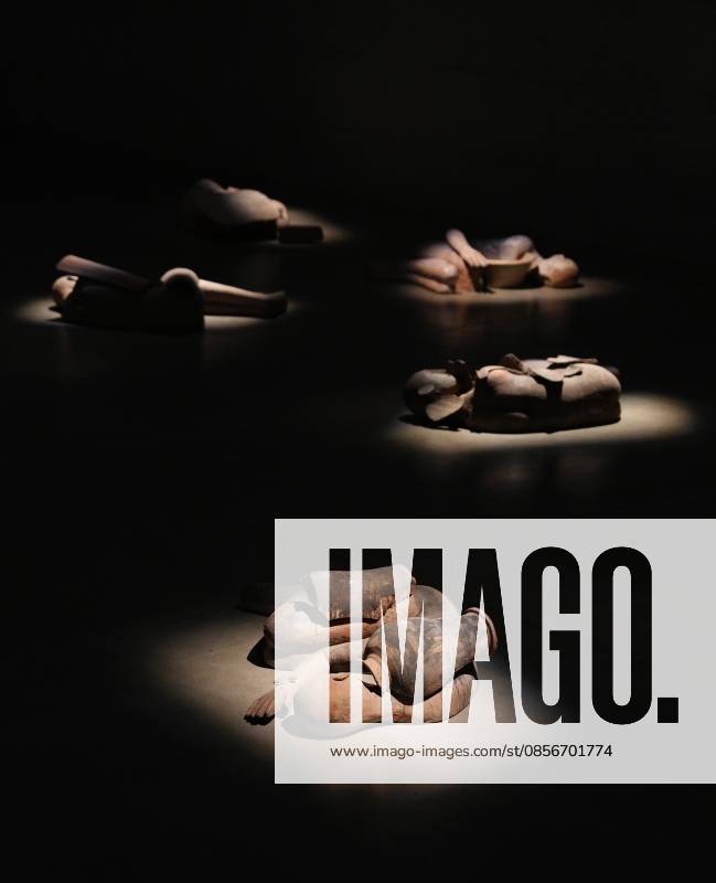 IPA84713313 - Milan, Preview of Mimmo Paladino s Paladino Installation Exhibition in the Sterling Room of Palazzo Citterio