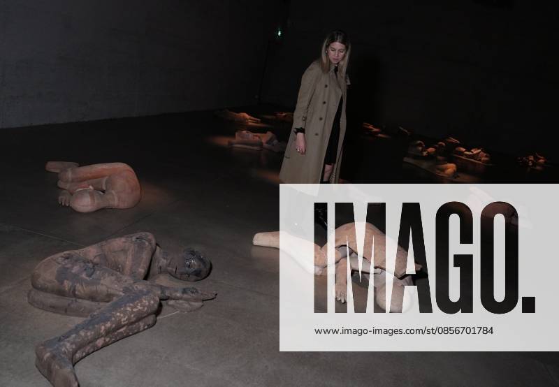 IPA84713325 - Milan, Preview of Mimmo Paladino s Paladino Installation Exhibition in the Sterling Room of Palazzo Citterio