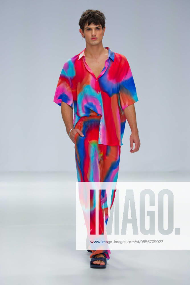 Australian Fashion Week 2026 - Runway - Gary Bigeni A model walks the runway during the Gary Bigeni show at Australian Fashion Week 2026 at the Museum of Contemporary Art on May 15, 2026 in Sydney, Australia., Credit:IOIO IMAGES IOIO Avalon Australia, New South Wales, Sydney, Museum of Contemporary Art
