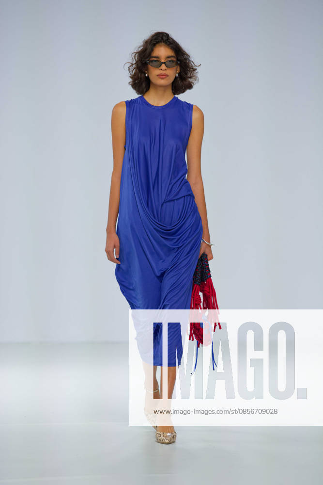 Australian Fashion Week 2026 - Runway - Gary Bigeni A model walks the runway during the Gary Bigeni show at Australian Fashion Week 2026 at the Museum of Contemporary Art on May 15, 2026 in Sydney, Australia., Credit:IOIO IMAGES IOIO Avalon Australia, New South Wales, Sydney, Museum of Contemporary Art