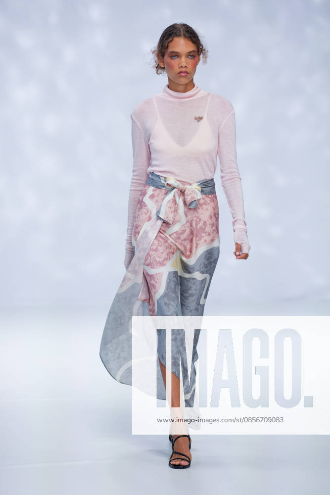 Australian Fashion Week 2026 - Runway - Ngali Cianne Woolley walks the runway during the Ngali Wander with Wonder Runway show at Australian Fashion Week 2026 at the Museum of Contemporary Art on May 15, 2026 in Sydney, Australia., Credit:IOIO IMAGES IOIO Avalon Australia, New South Wales, Sydney, Museum of Contemporary Art
