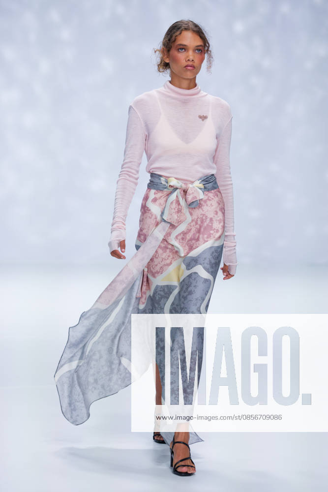 Australian Fashion Week 2026 - Runway - Ngali Cianne Woolley walks the runway during the Ngali Wander with Wonder Runway show at Australian Fashion Week 2026 at the Museum of Contemporary Art on May 15, 2026 in Sydney, Australia., Credit:IOIO IMAGES IOIO Avalon Australia, New South Wales, Sydney, Museum of Contemporary Art
