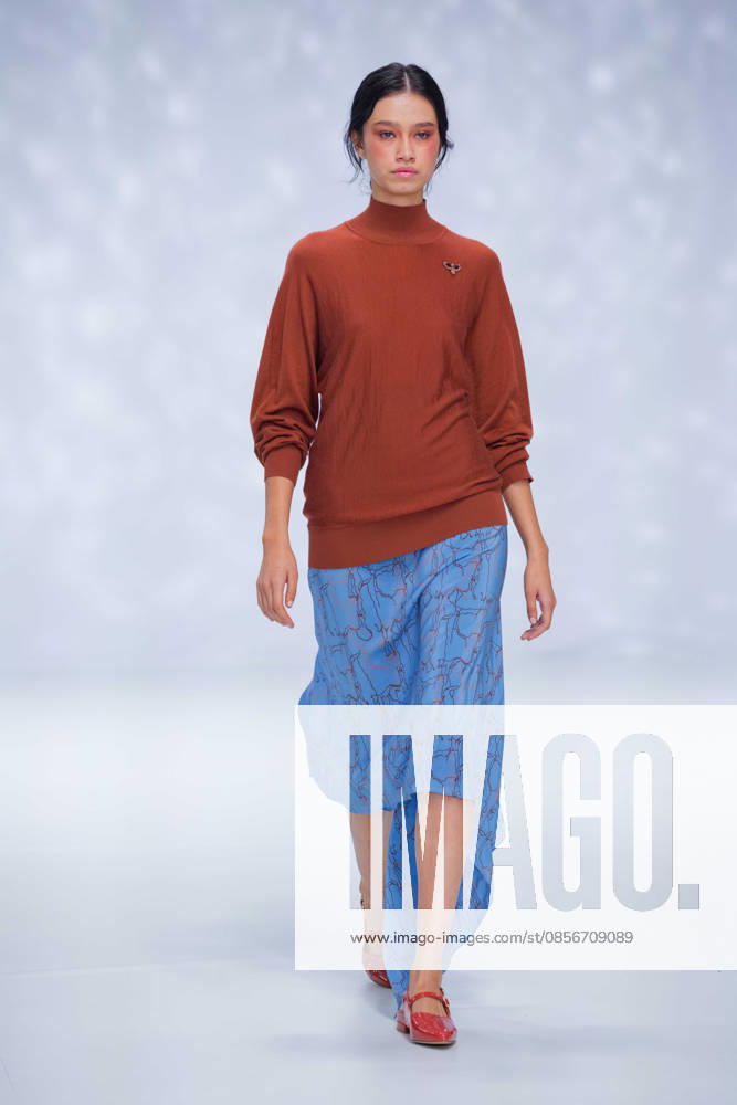 Australian Fashion Week 2026 - Runway - Ngali A model walks the runway during the Ngali Wander with Wonder Runway show at Australian Fashion Week 2026 at the Museum of Contemporary Art on May 15, 2026 in Sydney, Australia., Credit:IOIO IMAGES IOIO Avalon Australia, New South Wales, Sydney, Museum of Contemporary Art