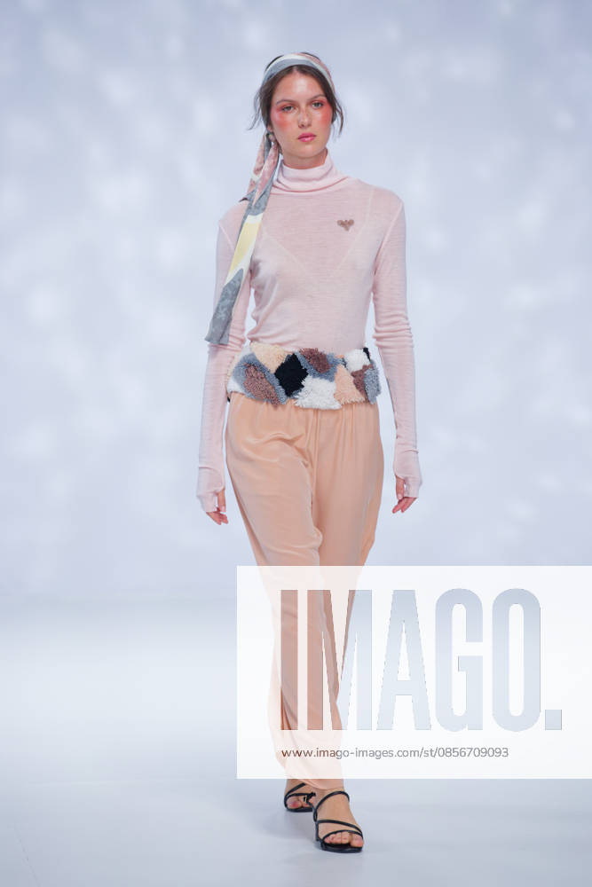 Australian Fashion Week 2026 - Runway - Ngali A model walks the runway during the Ngali Wander with Wonder Runway show at Australian Fashion Week 2026 at the Museum of Contemporary Art on May 15, 2026 in Sydney, Australia., Credit:IOIO IMAGES IOIO Avalon Australia, New South Wales, Sydney, Museum of Contemporary Art