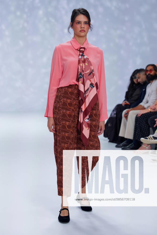 Australian Fashion Week 2026 - Runway - Ngali A model walks the runway during the Ngali Wander with Wonder Runway show at Australian Fashion Week 2026 at the Museum of Contemporary Art on May 15, 2026 in Sydney, Australia., Credit:IOIO IMAGES IOIO Avalon Australia, New South Wales, Sydney, Museum of Contemporary Art